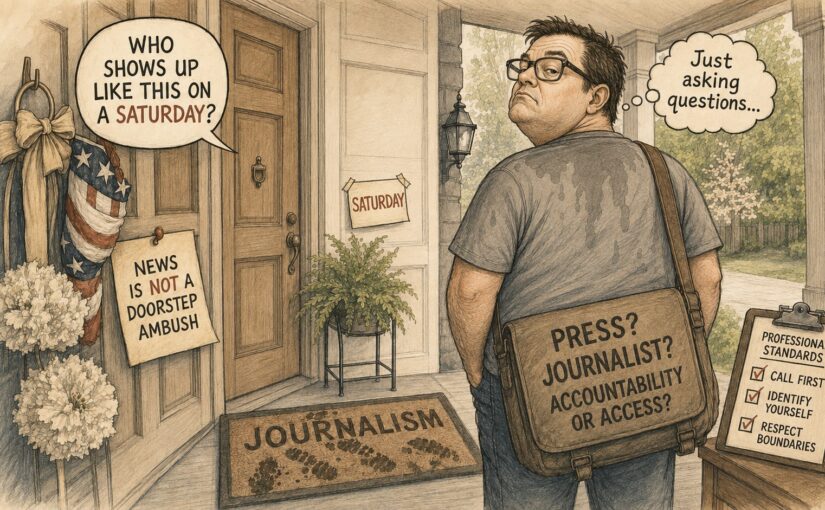 When “reporting” begins to resemble pressure.